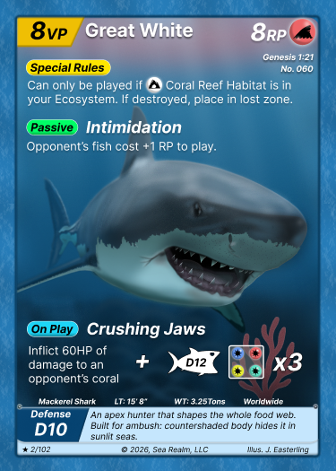 Great White SeaRealm card