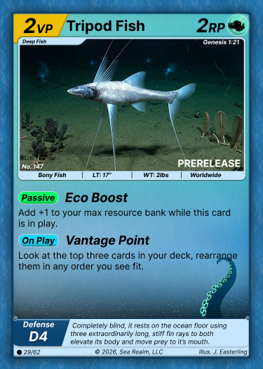 Tripod Fish SeaRealm card