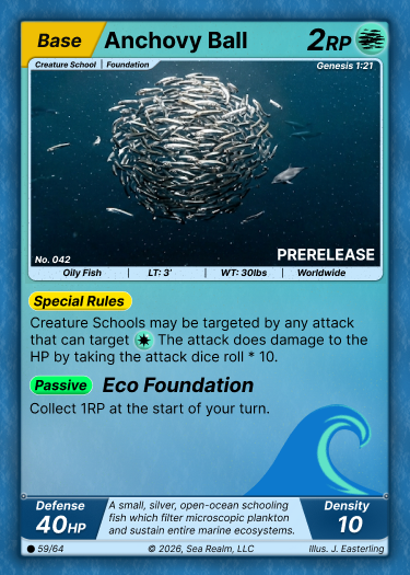 Anchovy Ball SeaRealm card