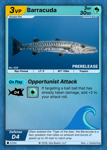 Barracuda SeaRealm card