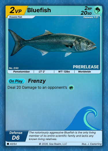 Bluefish SeaRealm card