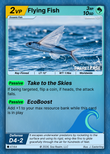 Flying Fish SeaRealm card