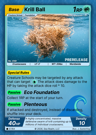 Krill Bloom SeaRealm card