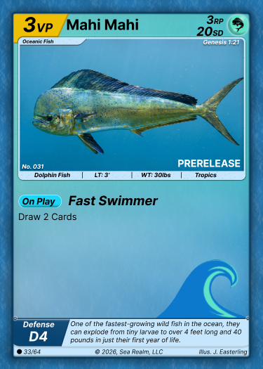 Mahi-Mahi SeaRealm card