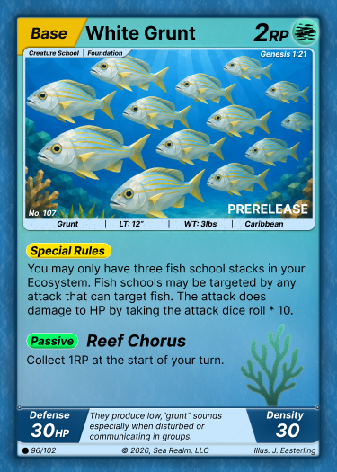 White Grunt SeaRealm card