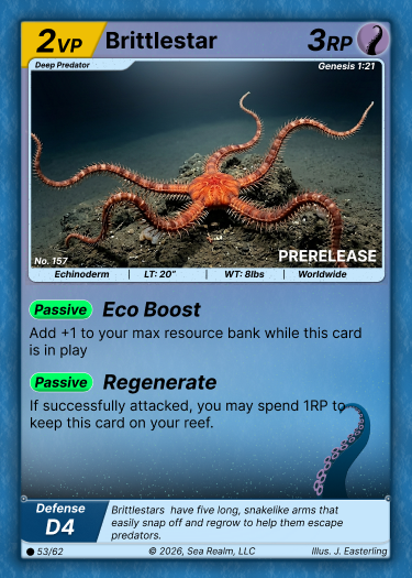 Brittlestar SeaRealm card
