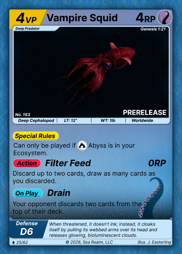 Vampire Squid SeaRealm card