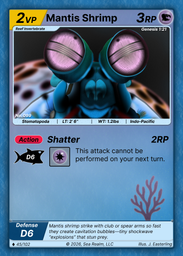 Mantis Shrimp SeaRealm card