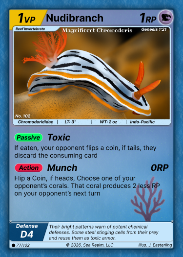 Nudibranch SeaRealm card